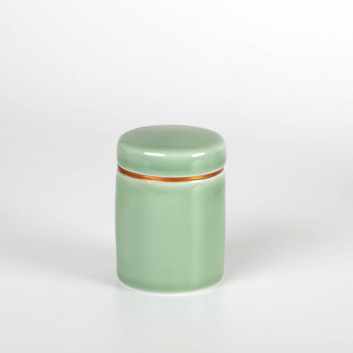 TLC-4 Celadon Tea Caddy