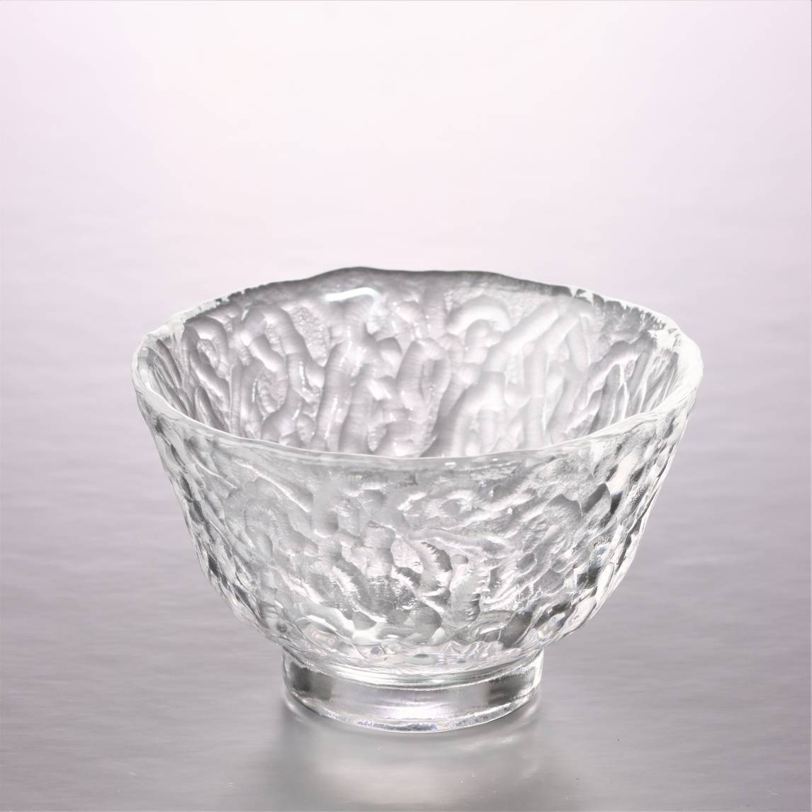 TCN-3.7 Japanese style transparent Glass Tea Cup